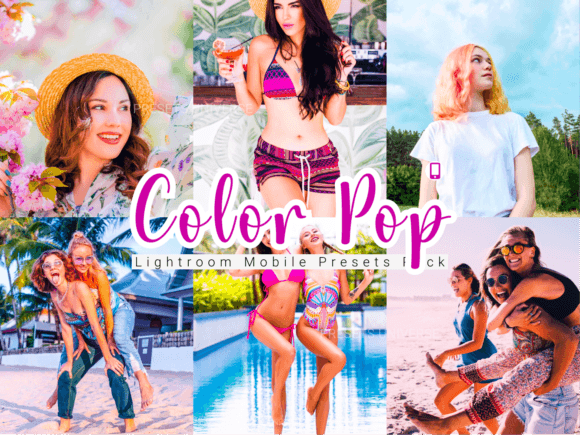 Download 6 Color Pop Lightroom Mobile Presets DNG - Premium Resources
