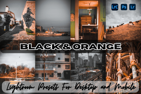 Download Black &amp; Orange Lightroom Presets - Premium Resources