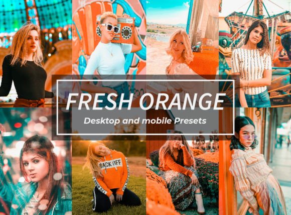 Download Fresh Orange Lightroom Presets - Premium Bundle