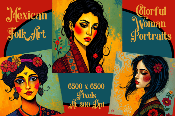 Download Vibrant Expressions Woman’s Portraits - Portraits Collection