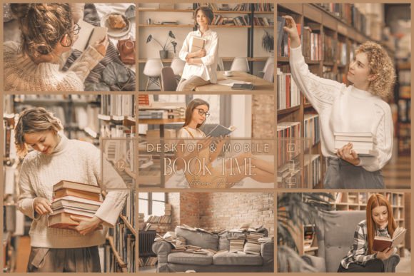 Download 12 Book Time Lightroom Presets, Orange - Premium Resources